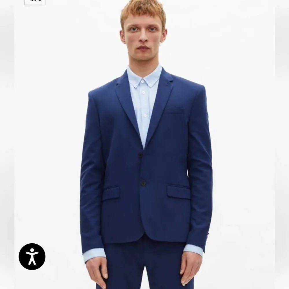 $525 The Kooples Navy Men’s blazer jacket NWT